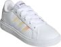 Adidas Sportswear Grand Court 2.0 sneakers wit metallic zilver Imitatieleer 38 2 3 - Thumbnail 100