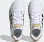 Adidas Sportswear Grand Court 2.0 sneakers wit matgoud Imitatieleer 39 1 3 - Thumbnail 9
