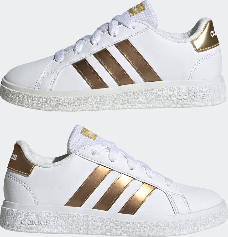 adidas Sportswear Grand Court Sustainable Veterschoenen Kinderen Wit