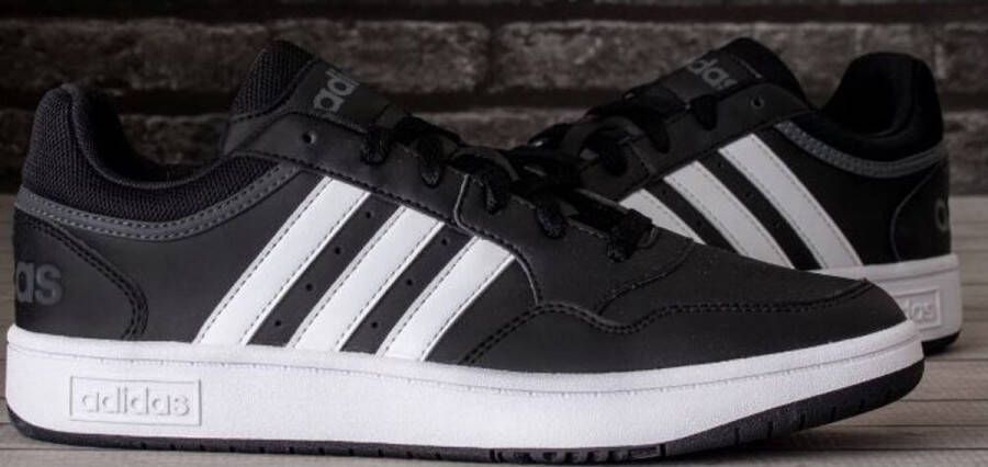 adidas Sportswear Hoops 3.0 Low Classic Vintage Schoenen Unisex Zwart