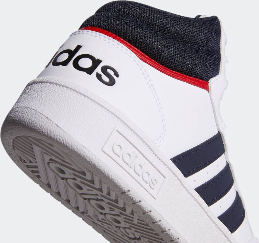 Adidas Sportswear Hoops 3.0 Mid Classic Vintage Schoenen Unisex Wit - Foto 7