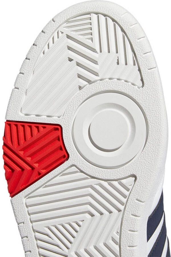 adidas Sportswear Hoops 3.0 Sneakers Ftwr White Legend Ink Vivid Red Heren