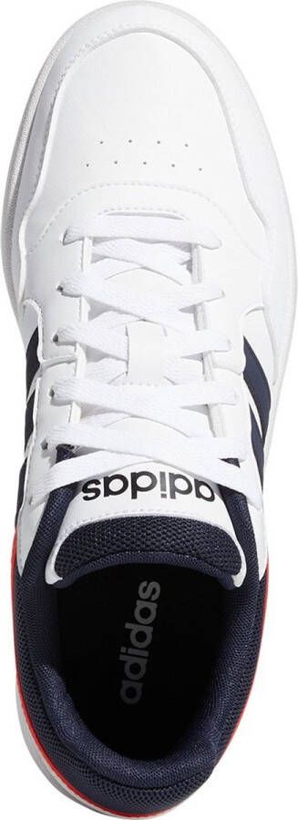 adidas Sportswear Hoops 3.0 Sneakers Ftwr White Legend Ink Vivid Red Heren