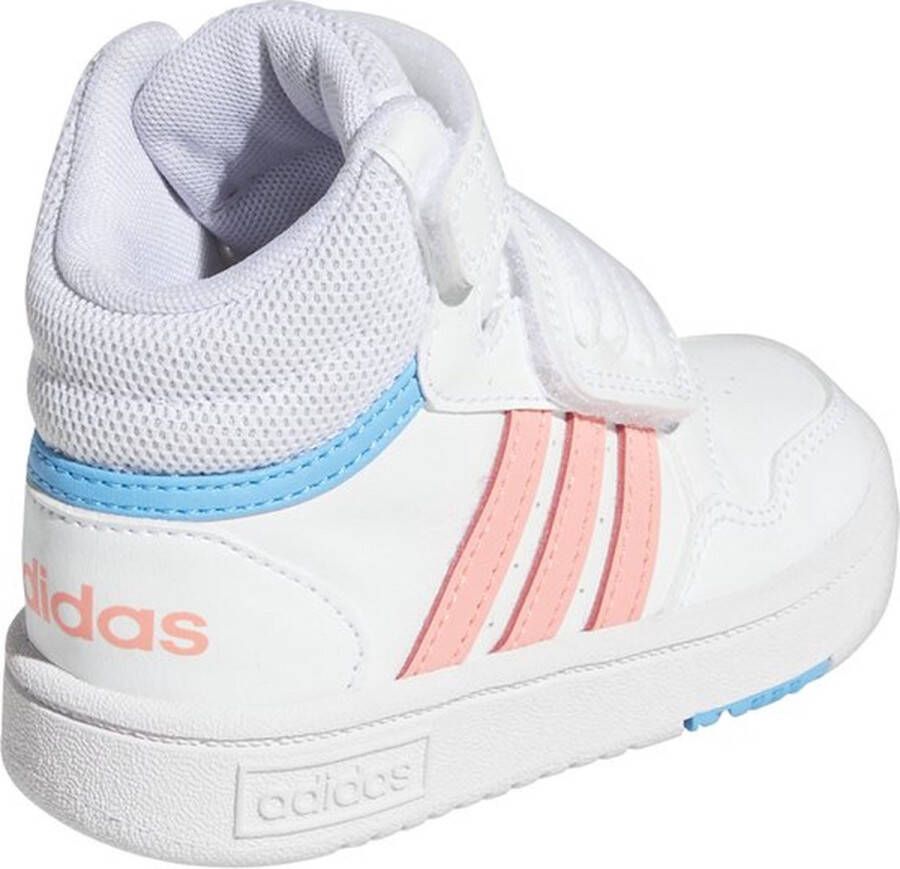 adidas SPORTSWEAR Hoops Mid 3.0 AC Trainers Baby Ftwr White Acid Red Sky Rush