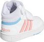 Adidas SPORTSWEAR Hoops Mid 3.0 AC Trainers Baby Ftwr White Acid Red Sky Rush - Thumbnail 3