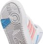 Adidas SPORTSWEAR Hoops Mid 3.0 AC Trainers Baby Ftwr White Acid Red Sky Rush - Thumbnail 4
