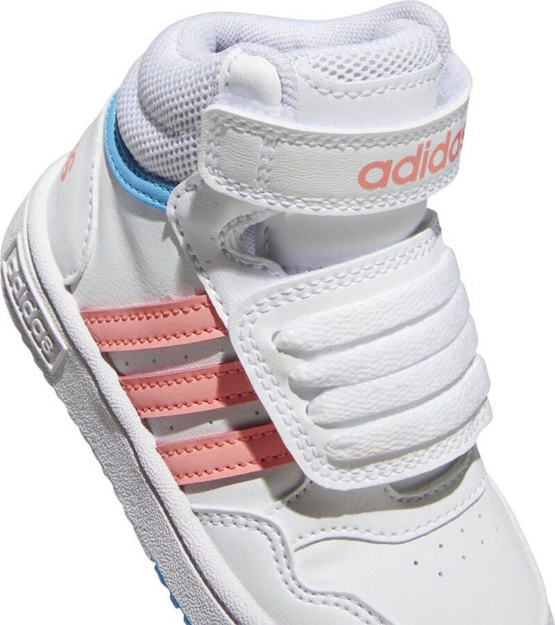 adidas SPORTSWEAR Hoops Mid 3.0 AC Trainers Baby Ftwr White Acid Red Sky Rush