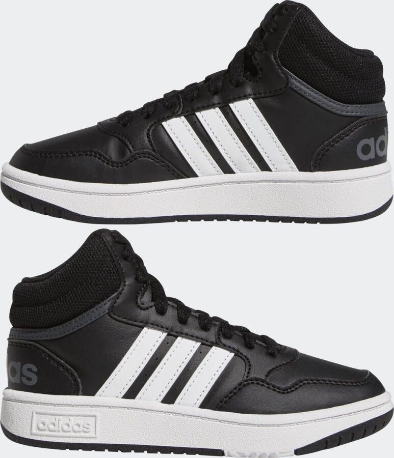 Adidas Sportswear Hoops sneakers zwart wit Imitatieleer 30 1 2 - Foto 9