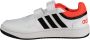 Adidas Originals Hoops sneakers wit zwart rood Imitatieleer 28 - Thumbnail 11