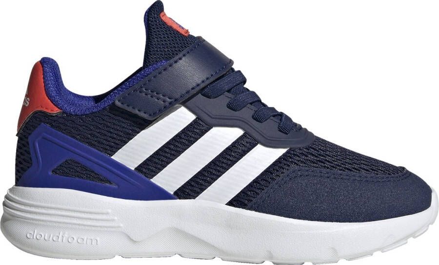 adidas Sportswear Nebzed Schoenen met Elastische Veters en Klittenband Kinderen Blauw