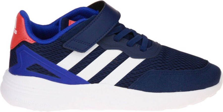 Adidas Sportswear Nebzed Lifestyle Running Schoenen met Elastische Veters en Klittenband Kinderen Blauw Schoenen