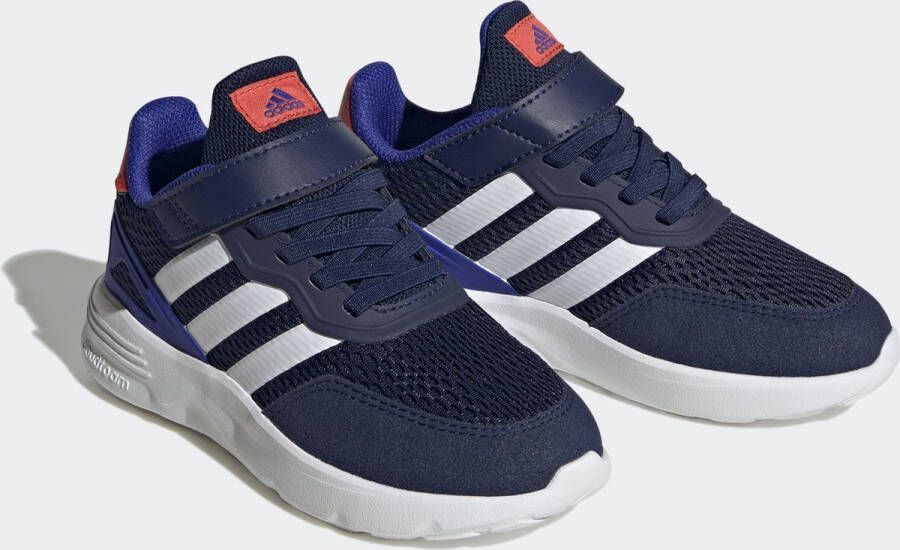 adidas Sportswear Nebzed Schoenen met Elastische Veters en Klittenband Kinderen Blauw