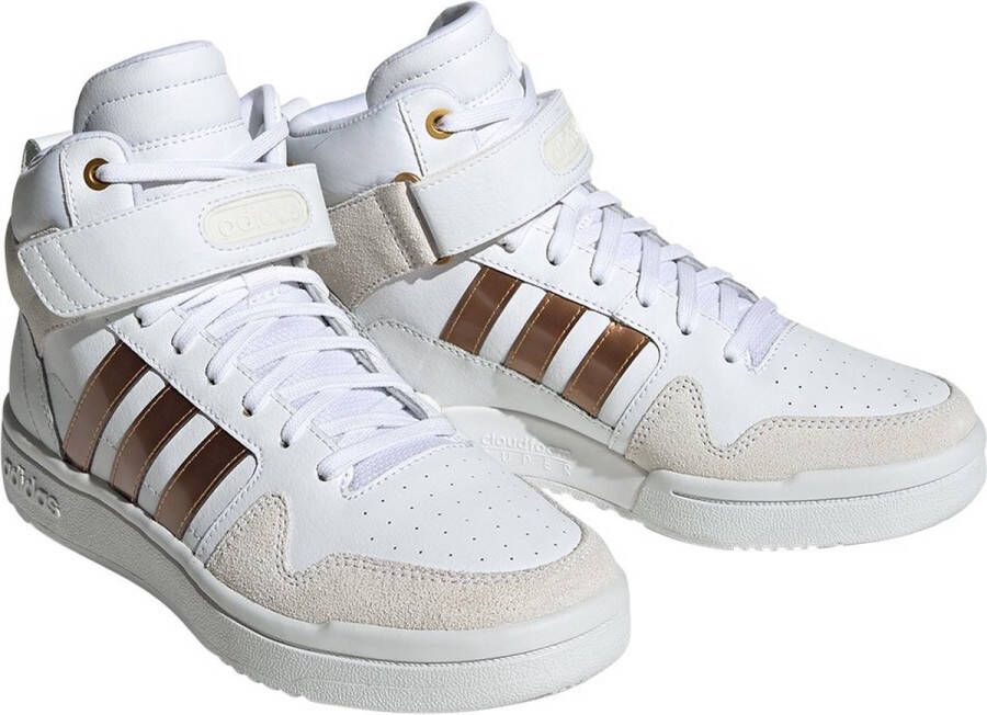 adidas Sportswear Postmove Mid Cloudfoam Super Lifestyle Basketball Classic Schoenen Dames Wit