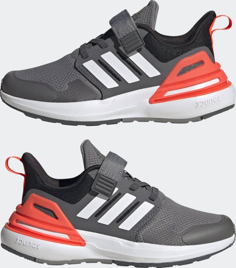adidas Sportswear RapidaSport Bounce Schoenen met Elastische Veters en Klittenband Kinderen Grijs