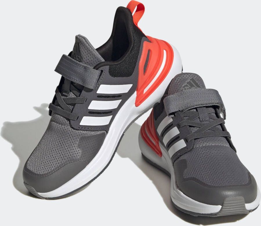 adidas Sportswear RapidaSport Bounce Schoenen met Elastische Veters en Klittenband Kinderen Grijs