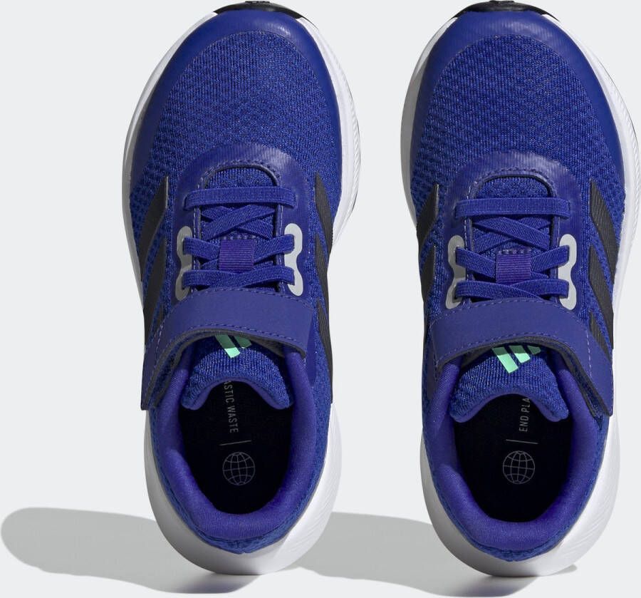 adidas Sportswear RunFalcon 3.0 Schoenen met Elastische Veters en Klittenband Kinderen Blauw
