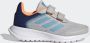 Adidas tensaur run 2.0 cf hardloopschoenen grijs roze kinderen - Thumbnail 5