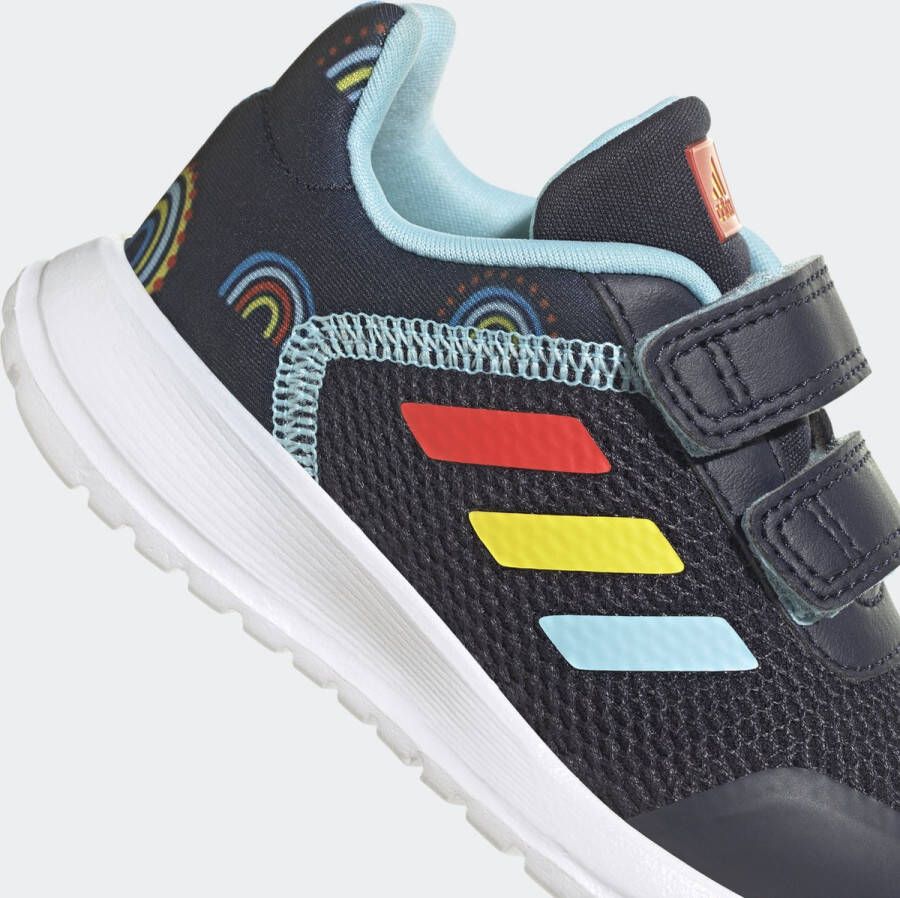 adidas Sportswear Tensaur Run Schoenen met Dubbel Klittenband Kinderen Blauw