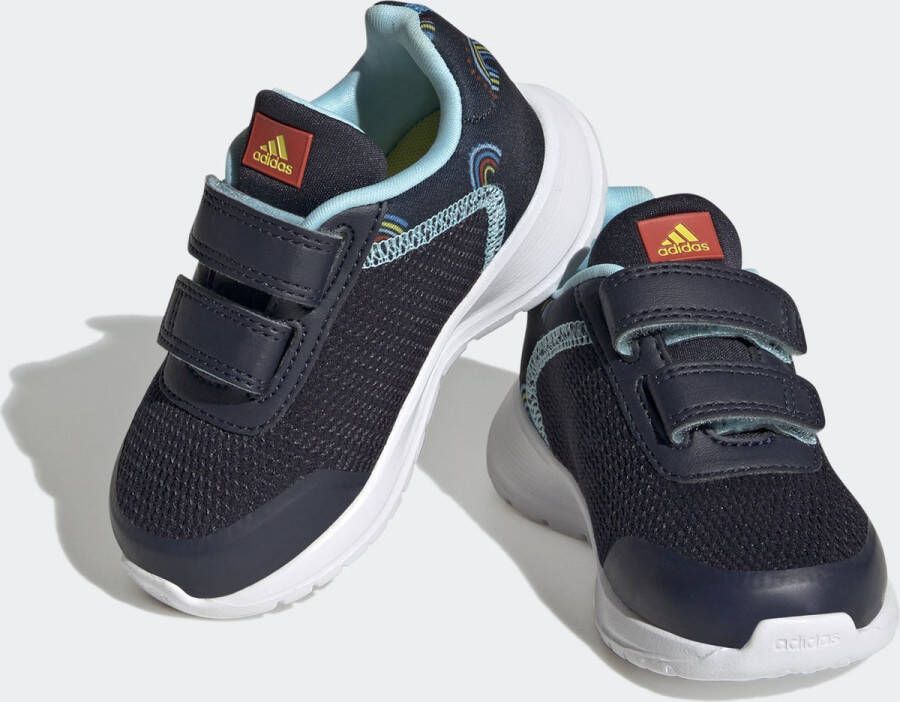 adidas Sportswear Tensaur Run Schoenen met Dubbel Klittenband Kinderen Blauw