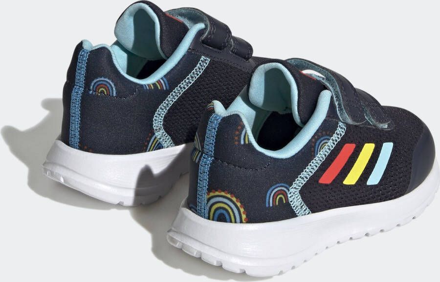 adidas Sportswear Tensaur Run Schoenen met Dubbel Klittenband Kinderen Blauw