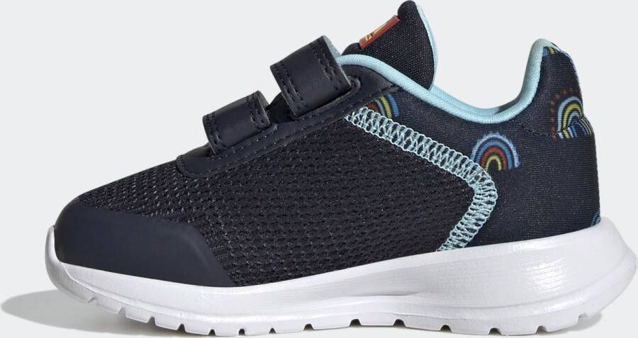 adidas Sportswear Tensaur Run Schoenen met Dubbel Klittenband Kinderen Blauw