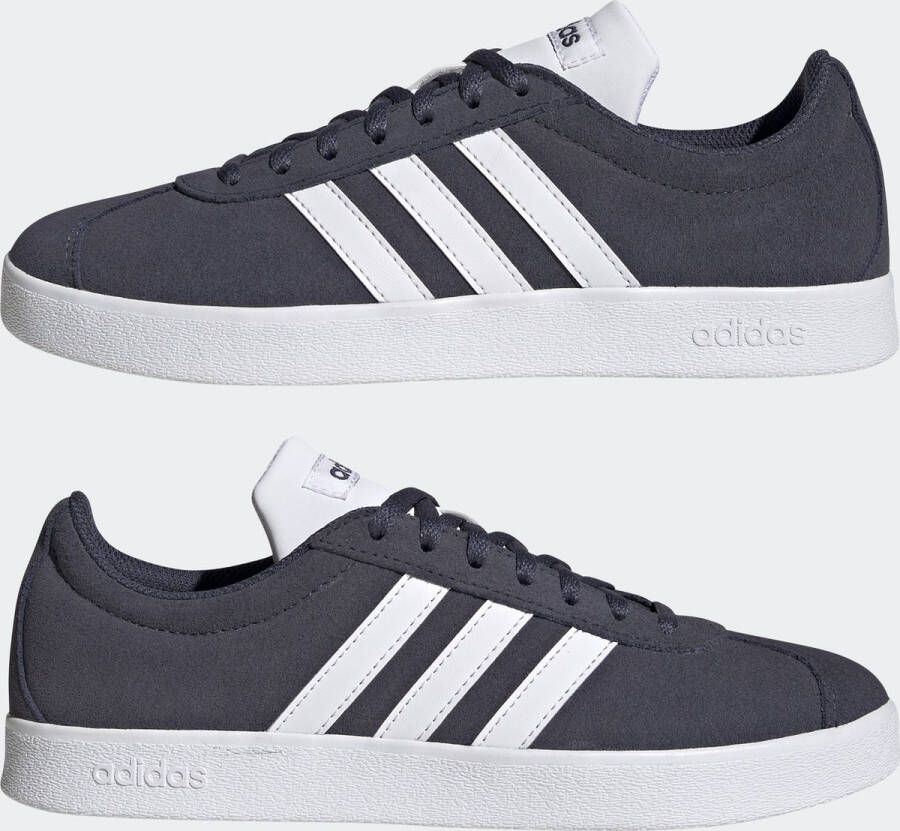 adidas Sportswear VL Court 2.0 Suede Schoenen Dames Blauw