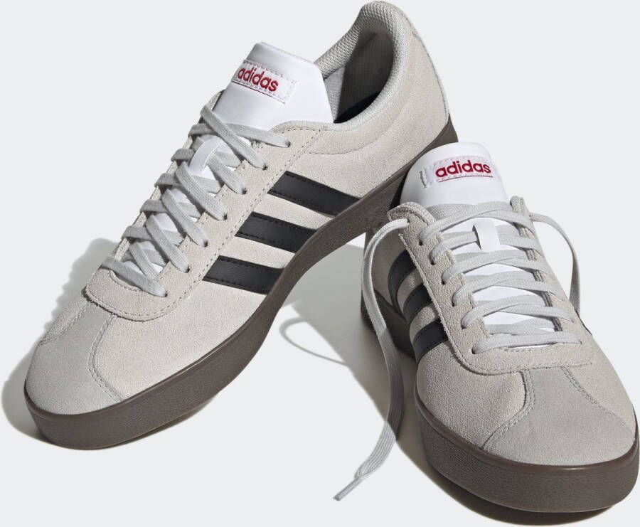 adidas Sportswear VL Court Lifestyle Skateboarding Suède Schoenen Heren Grijs