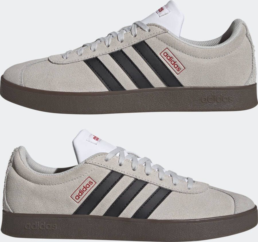 adidas Sportswear VL Court Lifestyle Skateboarding Suède Schoenen Heren Grijs