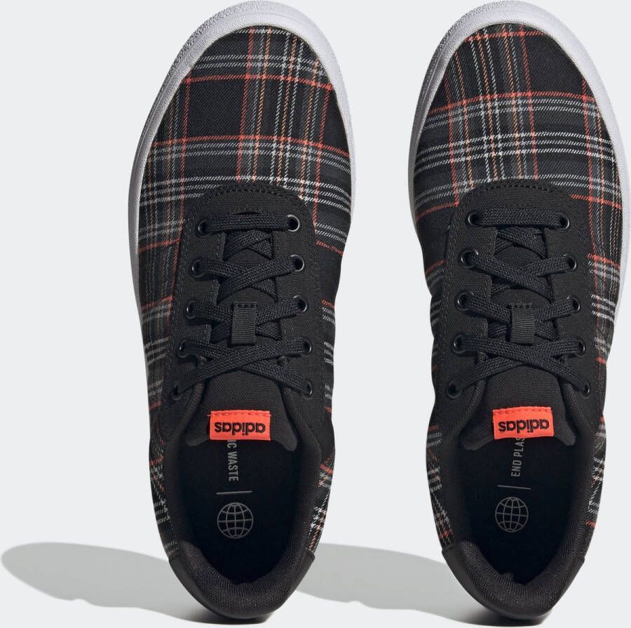 Adidas Sportswear Vulc Raid3r Lifestyle Skateboarding 3-Stripes Branding Schoenen Unisex Zwart - Foto 4