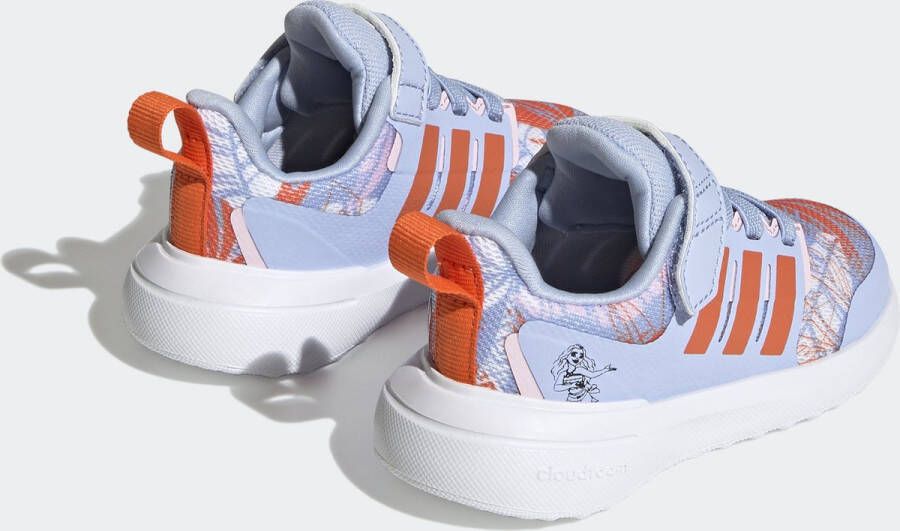 adidas Sportswear x Disney FortaRun 2.0 Moana Cloudfoam Schoenen met Elastische Veters en Klittenband Kinderen Blauw