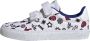 Adidas Sportswear x Marvel VULCRAID3R Spider- Lifestyle Skateboarding Schoenen met Klittenband Kinderen Wit - Thumbnail 4