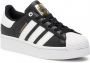 Adidas Superstar Bold W Dames Sneakers Ftwr White Core Black Gold Met - Thumbnail 14