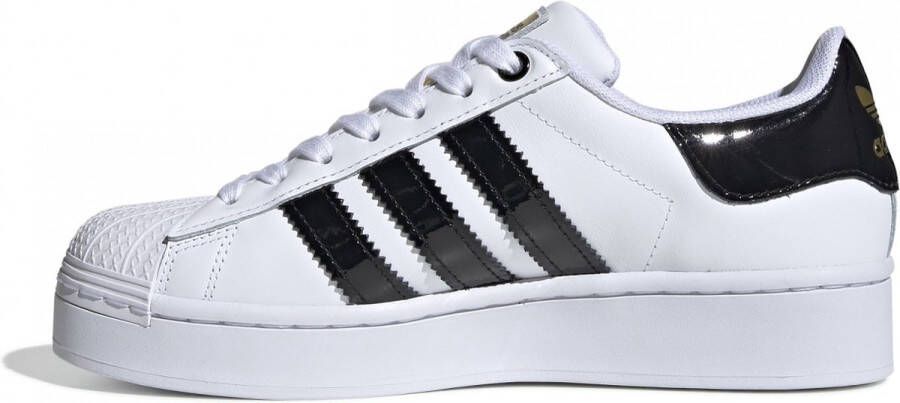 adidas Superstar Bold W Dames Sneakers Ftwr White Core Black Gold Met
