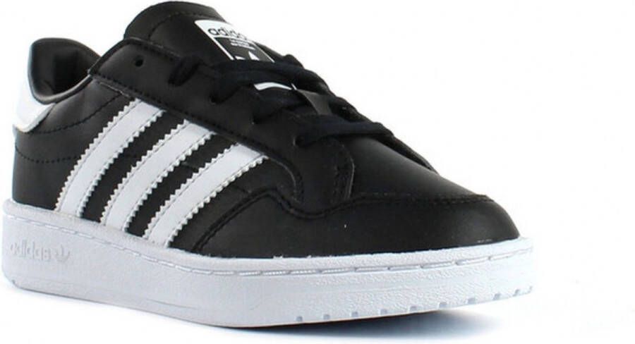 adidas Team Court C Lage sneakers Meisjes Zwart