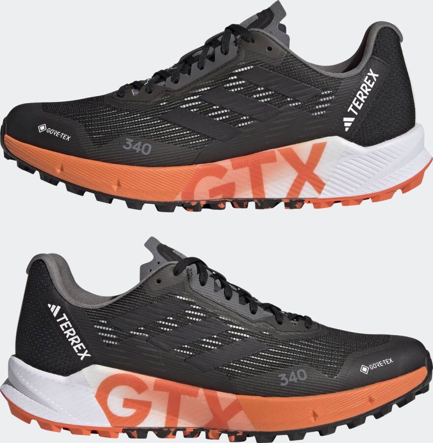 adidas TERREX Agravic Flow GORE-TEX Trail Running Schoenen 2.0 Heren Zwart