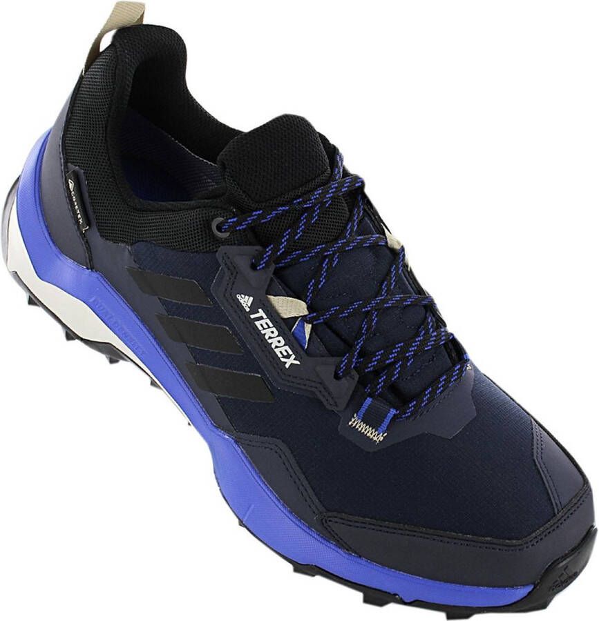 adidas TERREX AX 4 GTX GORE-TEX Heren Wandelschoenen Outdoor Trekking Schoenen Blauw-Zwart FZ3286