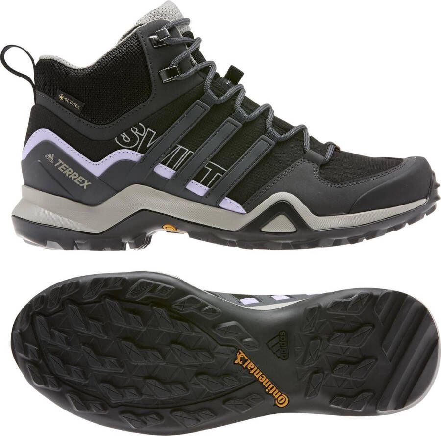 adidas TERREX Swift R2 Mid GORE-TEX Hiking Schoenen Dames Zwart