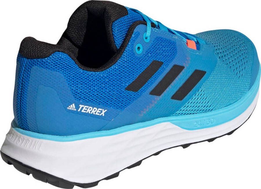Adidas Terrex Two Flow Trail Running Heren Schoenen Blue Mesh Synthetisch 1 3 - Foto 3