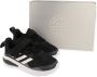 Adidas FortaRun Elastic Lace Top Strap Hardloopschoenen Core Black Cloud White Grey Six - Thumbnail 5