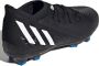 Adidas Perfor ce Predator Edge.3 FG Jr. voetbalschoenen zwart wit rood - Thumbnail 11
