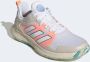 Adidas White And Beige Defiant Speed Gv9520 Shoes - Thumbnail 4