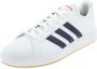 Adidas grand court base 2.0 sneakers wit blauw - Thumbnail 9