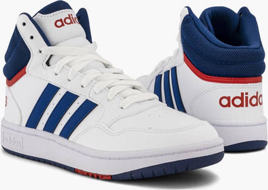 Adidas Sportswear Hoops Mid 3.0 sneakers wit blauw rood Imitatieleer 36 2 3 - Foto 14