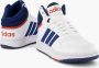 Adidas Sportswear Hoops Mid 3.0 sneakers wit blauw rood Imitatieleer 37 1 3 - Thumbnail 7