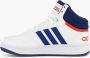 Adidas Sportswear Hoops Mid 3.0 sneakers wit blauw rood Imitatieleer 36 2 3 - Thumbnail 10
