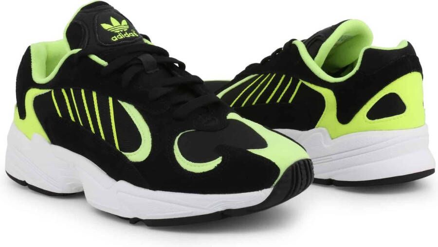 adidas Yung-1 Sneakers Mannen zwart lime groen wit