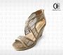 ADRIANA CARRILLO Sandalen op Sleehak Alegria Dames YD-HY-607 BEIGE - Thumbnail 4