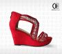ADRIANA CARRILLO Sandalen op Sleehak Alegria Dames YD-HY-607 RED - Thumbnail 5