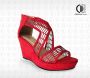 ADRIANA CARRILLO Sandalen op Sleehak Alegria Dames YD-HY-607 RED - Thumbnail 7