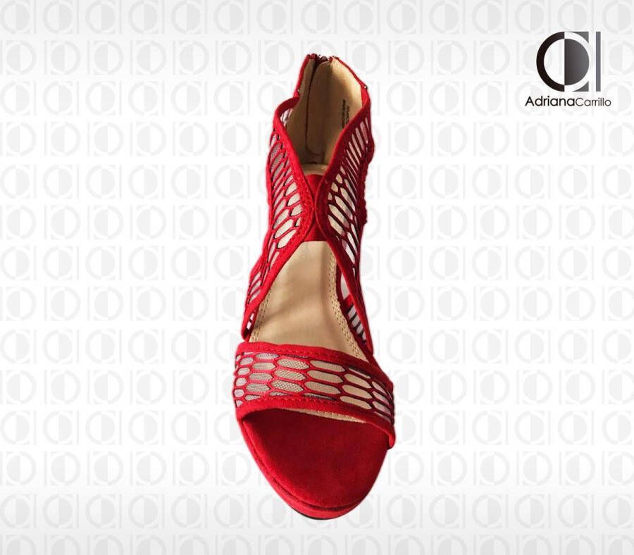 ADRIANA CARRILLO Sandalen op Sleehak Alegria Dames YD-HY-607 RED - Foto 6